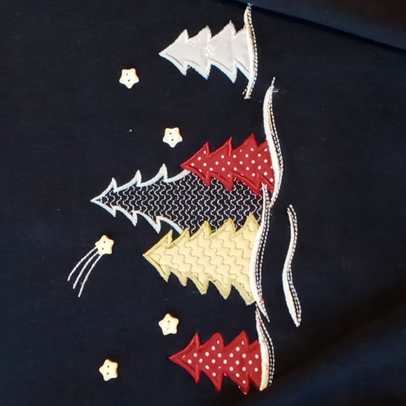 Bobbie Brooks Navy Blue Winter 2 Piece Pantsuit Size XL - Picture 4 of 7